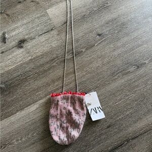 Zara Pink and Gray Mini Bag